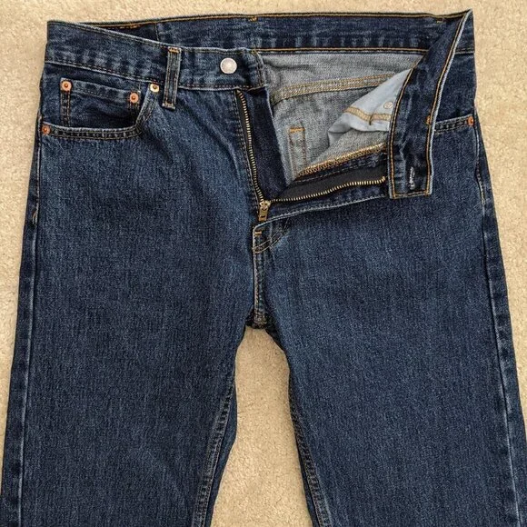 Levi's 505 jeans 32W rare blank tab